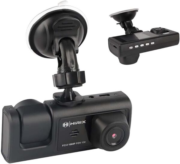 Alivio Night Vision Motion Detection Dash Cam Front and Rear Camera 1080P, G-sensor Full HD Dual Dash In Car Dashcam