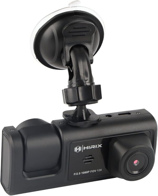 Alivio Night Vision Motion Detection Dash Cam Front and Rear Camera 1080P, G-sensor Full HD Dual Dash In Car Dashcam - Image 8
