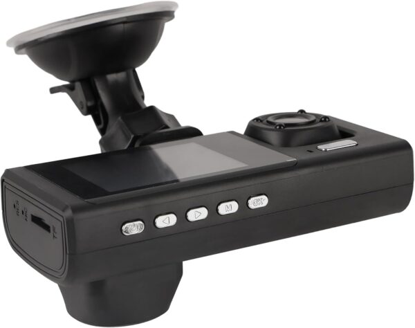 Alivio Night Vision Motion Detection Dash Cam Front and Rear Camera 1080P, G-sensor Full HD Dual Dash In Car Dashcam - Image 6