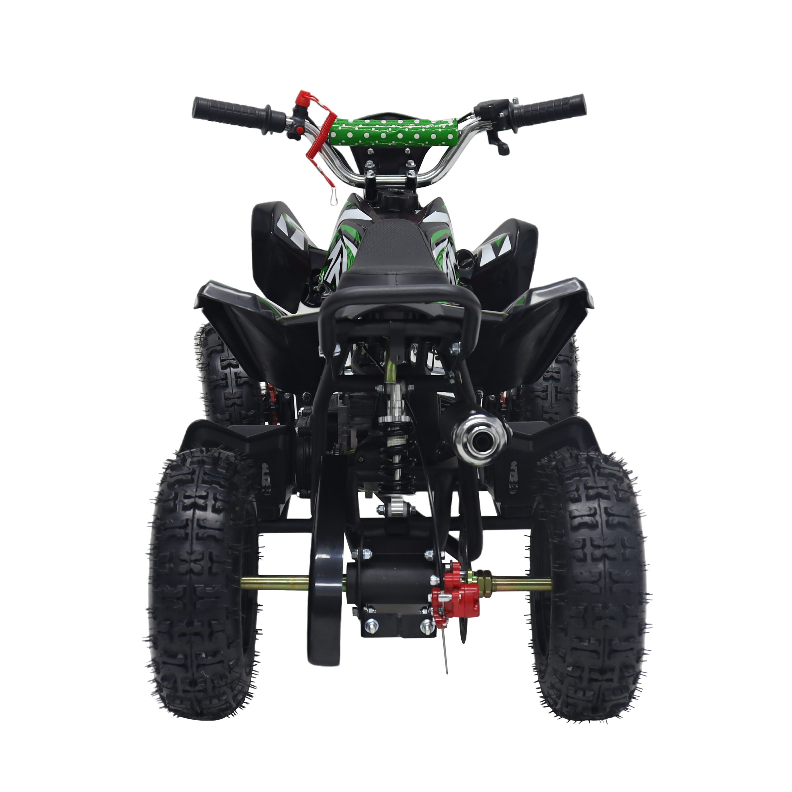 Alivio 49cc Premium Kids Mini Petrol Quad Bike – 2-Stroke Air-Cooled Engine, Horizontal Cylinder, 6" Off-Road Tyres, Front & Rear Disc Brakes - Image 3
