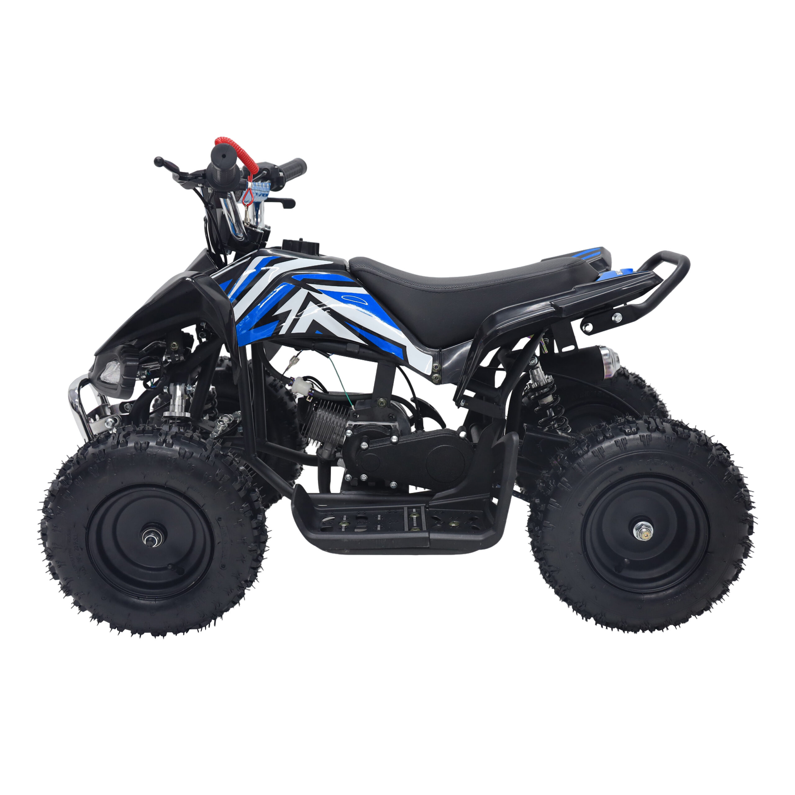 Alivio 49cc Premium Kids Mini Petrol Quad Bike – 2-Stroke Air-Cooled Engine, Horizontal Cylinder, 6" Off-Road Tyres, Front & Rear Disc Brakes - Image 10