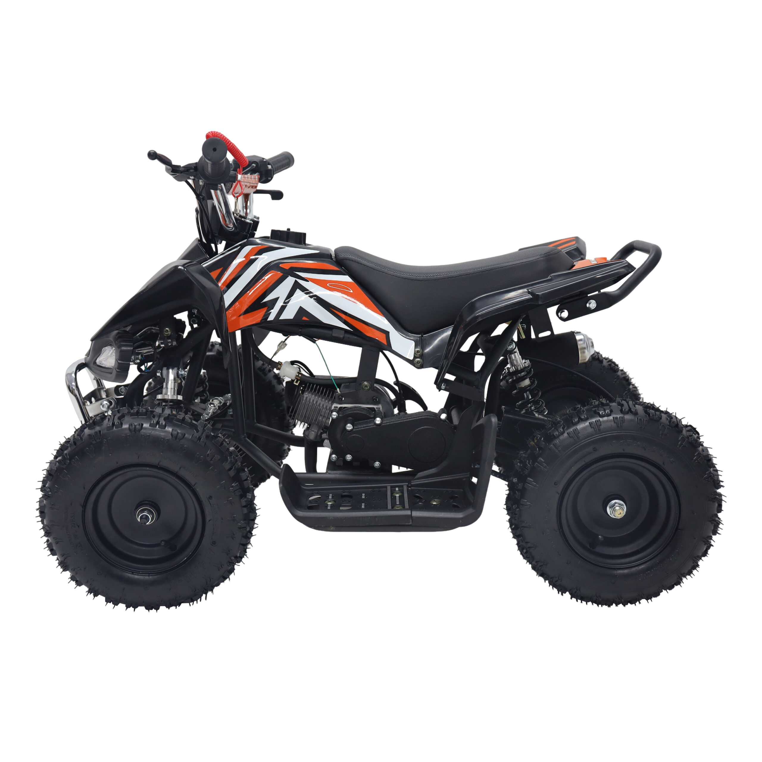 Alivio 49cc Premium Kids Mini Petrol Quad Bike – 2-Stroke Air-Cooled Engine, Horizontal Cylinder, 6" Off-Road Tyres, Front & Rear Disc Brakes - Image 17