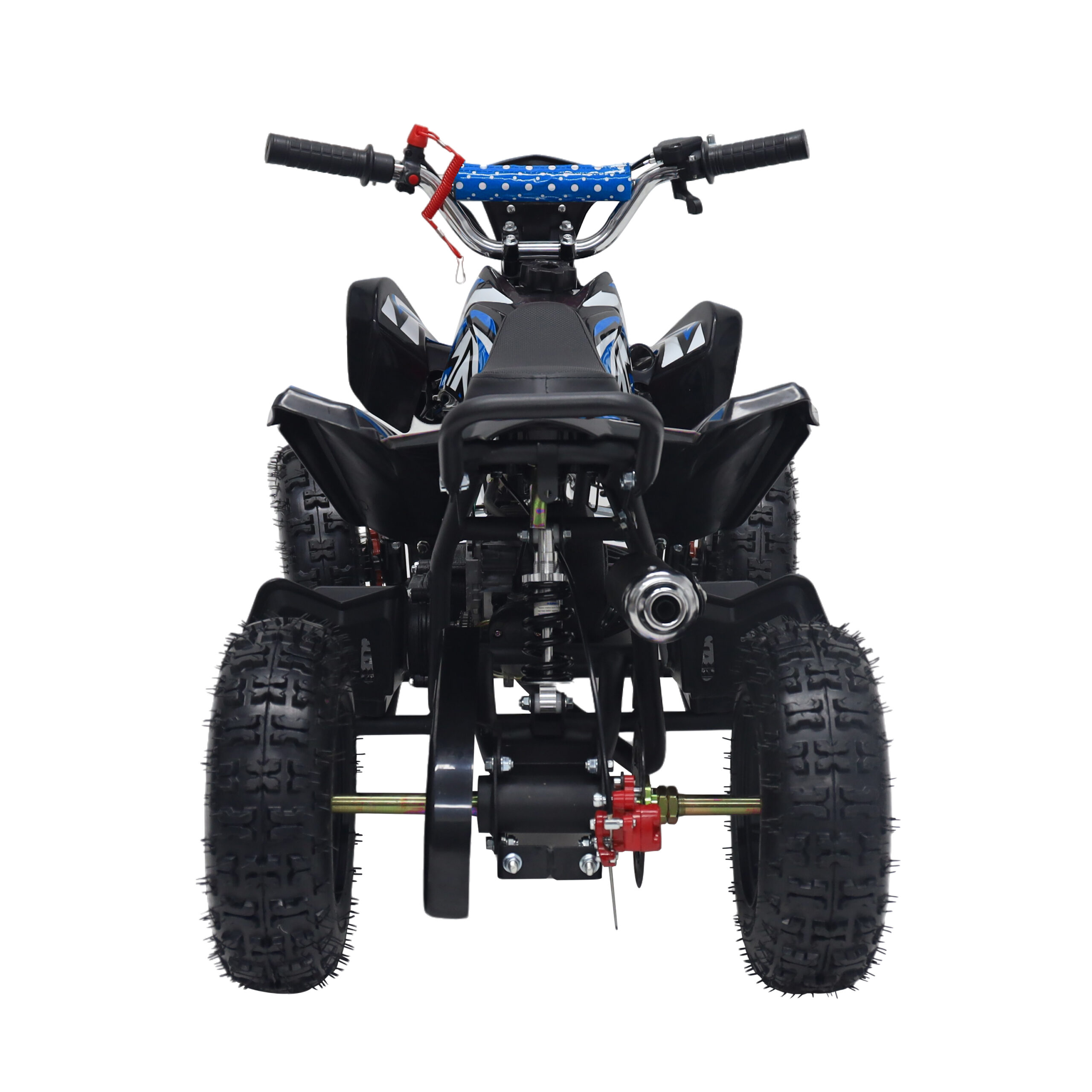Alivio 49cc Premium Kids Mini Petrol Quad Bike – 2-Stroke Air-Cooled Engine, Horizontal Cylinder, 6" Off-Road Tyres, Front & Rear Disc Brakes - Image 11