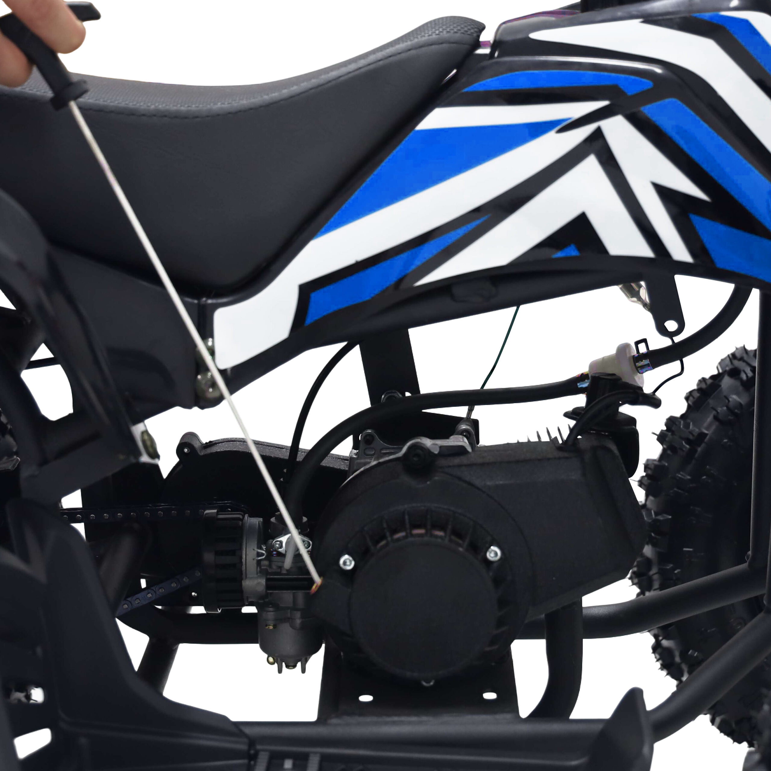 Alivio 49cc Premium Kids Mini Petrol Quad Bike – 2-Stroke Air-Cooled Engine, Horizontal Cylinder, 6" Off-Road Tyres, Front & Rear Disc Brakes - Image 12