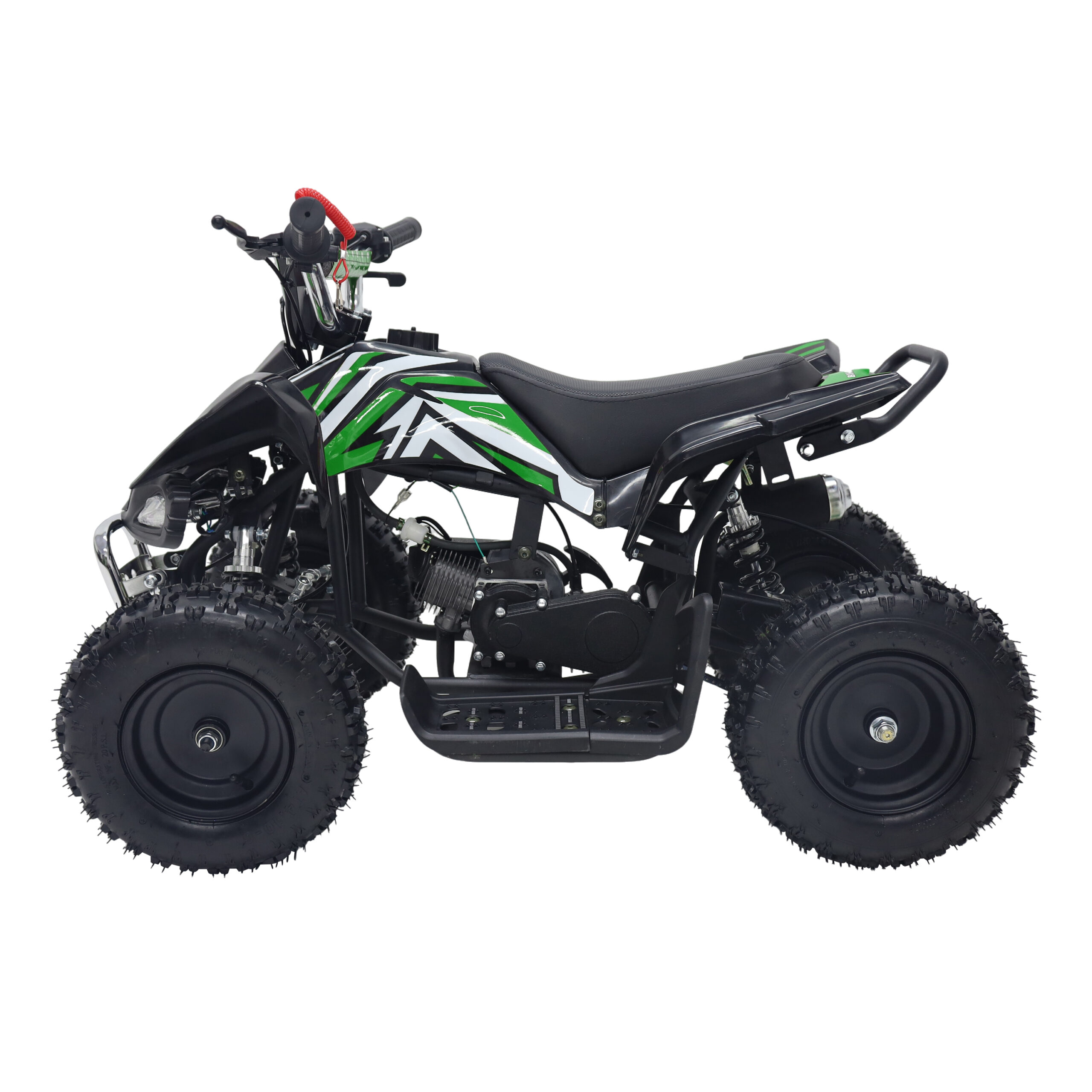 Alivio 49cc Premium Kids Mini Petrol Quad Bike – 2-Stroke Air-Cooled Engine, Horizontal Cylinder, 6" Off-Road Tyres, Front & Rear Disc Brakes - Image 6