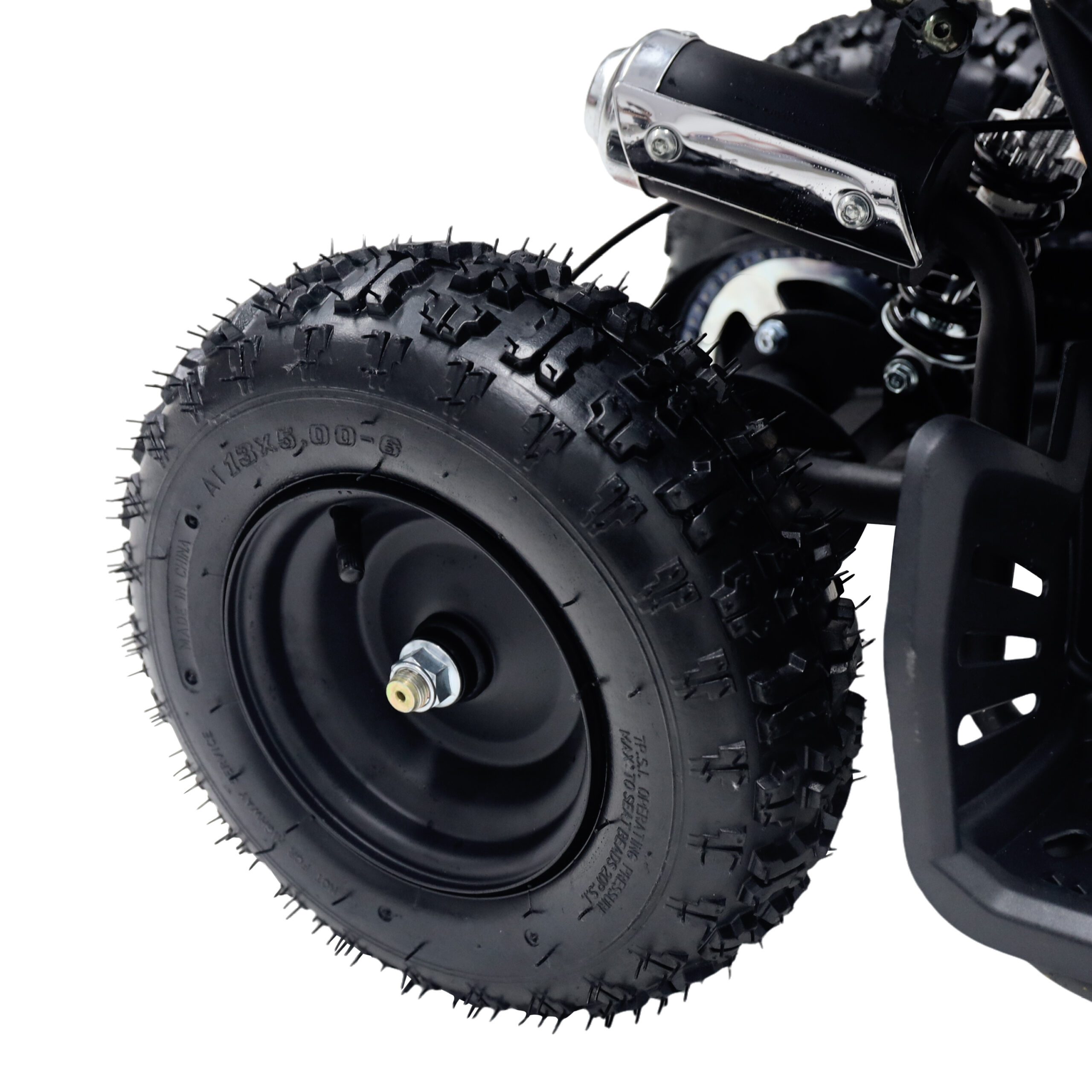 Alivio 49cc Premium Kids Mini Petrol Quad Bike – 2-Stroke Air-Cooled Engine, Horizontal Cylinder, 6" Off-Road Tyres, Front & Rear Disc Brakes - Image 20