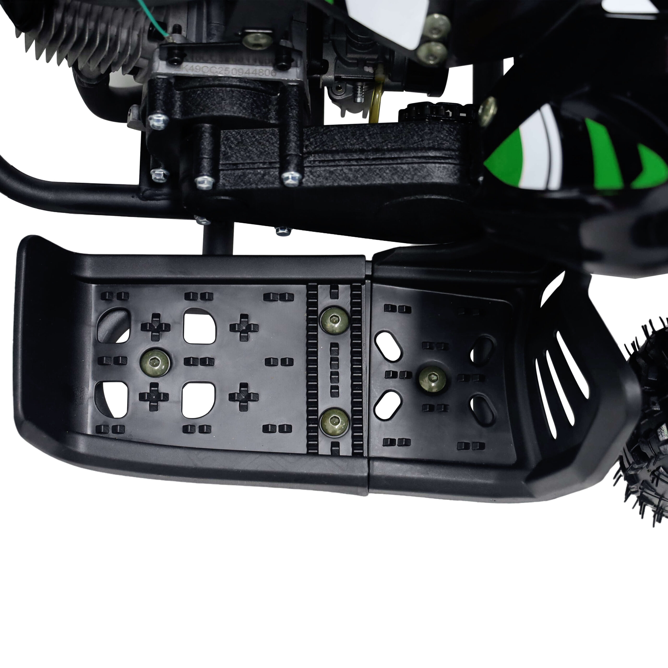 Alivio 49cc Premium Kids Mini Petrol Quad Bike – 2-Stroke Air-Cooled Engine, Horizontal Cylinder, 6" Off-Road Tyres, Front & Rear Disc Brakes - Image 7