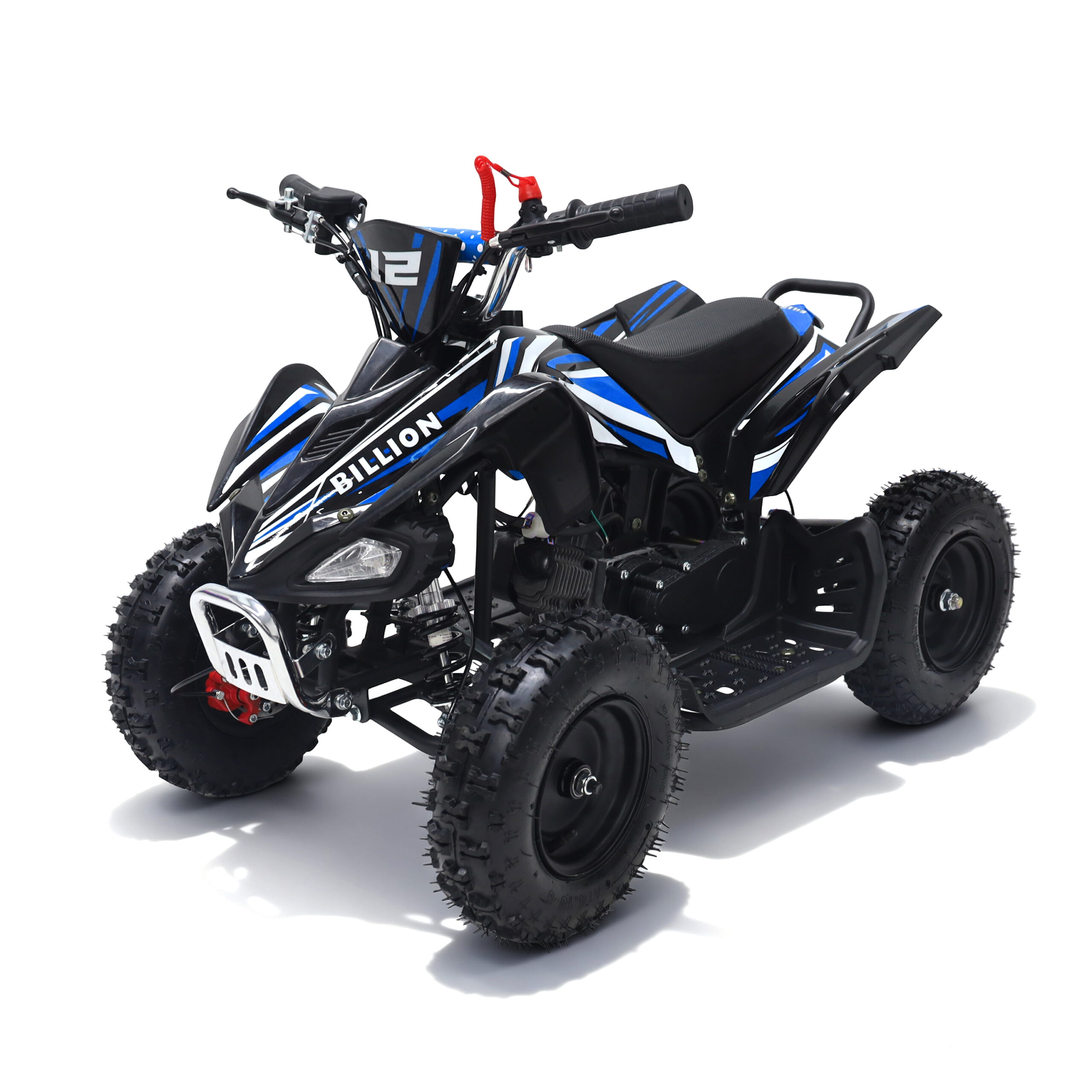 Alivio 49cc Premium Kids Mini Petrol Quad Bike – 2-Stroke Air-Cooled Engine, Horizontal Cylinder, 6" Off-Road Tyres, Front & Rear Disc Brakes - Image 14
