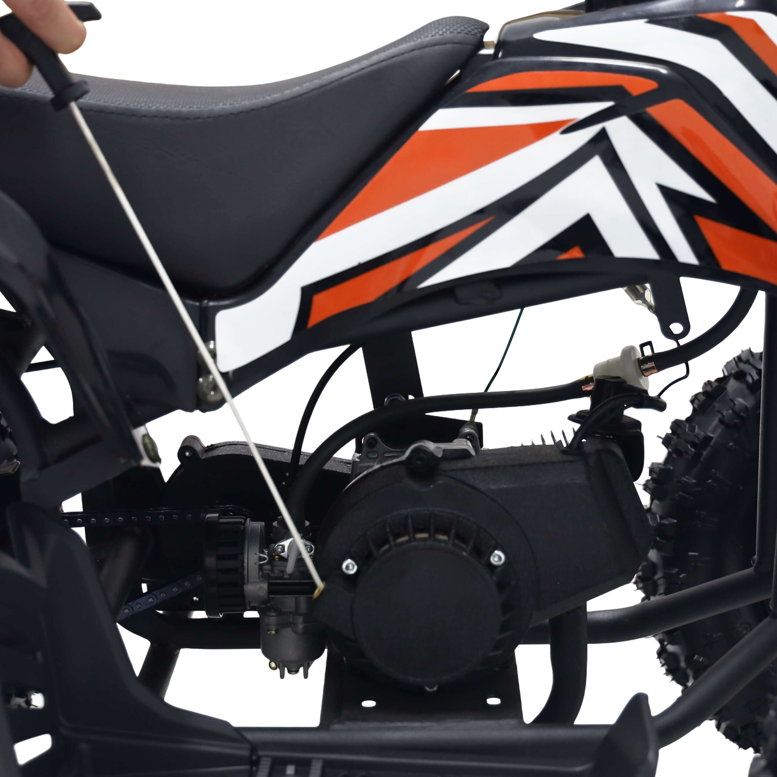 Alivio 49cc Premium Kids Mini Petrol Quad Bike – 2-Stroke Air-Cooled Engine, Horizontal Cylinder, 6" Off-Road Tyres, Front & Rear Disc Brakes - Image 21