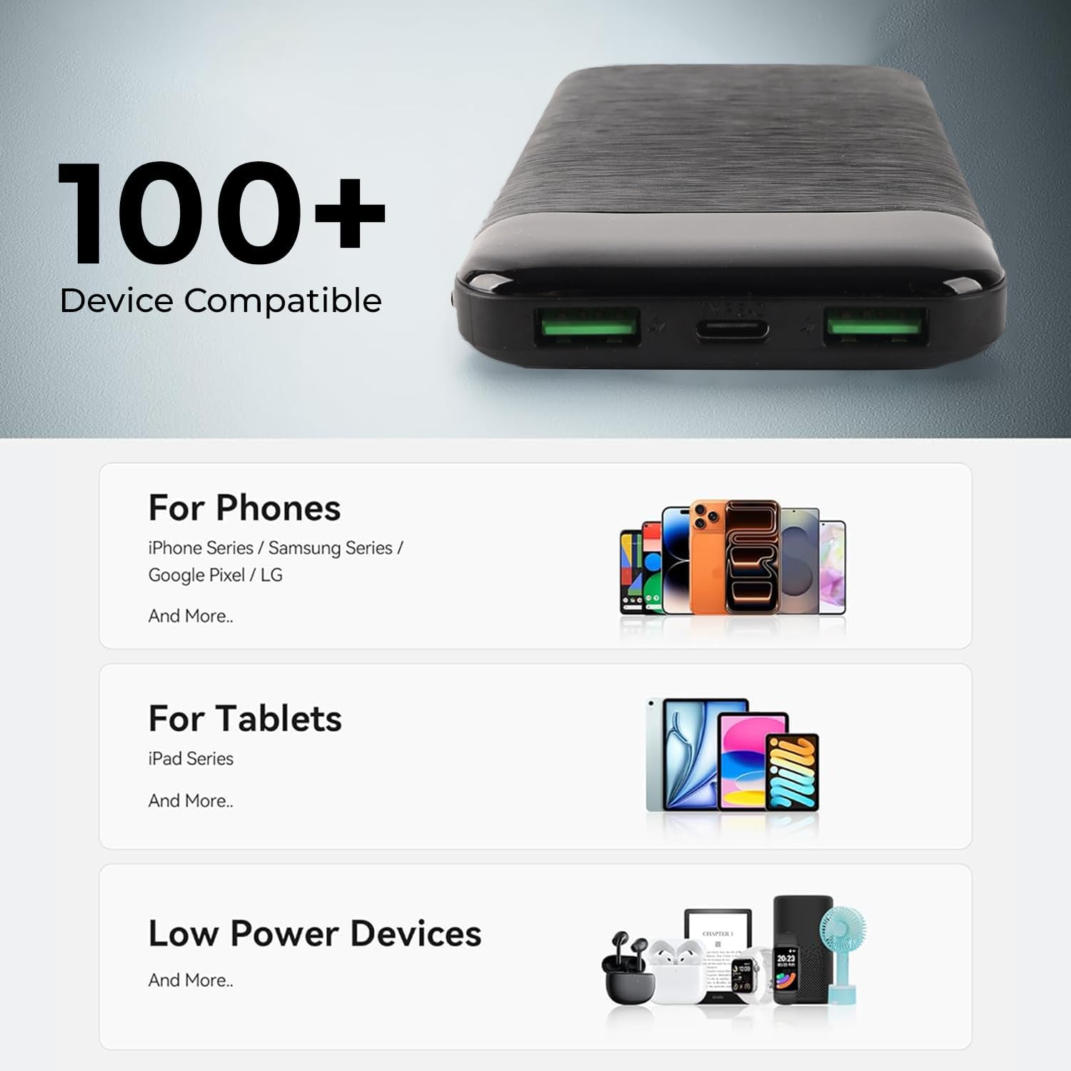 Alivio Compact 27000mAh Ultra-Slim Fast Charging Power Bank, Smart Protect Fly Safe for Smartphone, Tablet, MacBook - Image 5