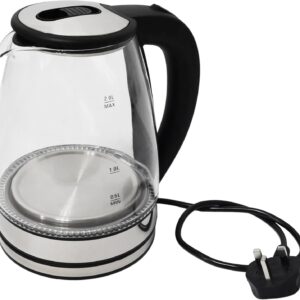Alivio 2L Electric Kettle 1800W - Premium Glass Body Auto Shut-Off with Fast Boil Technology Kettle