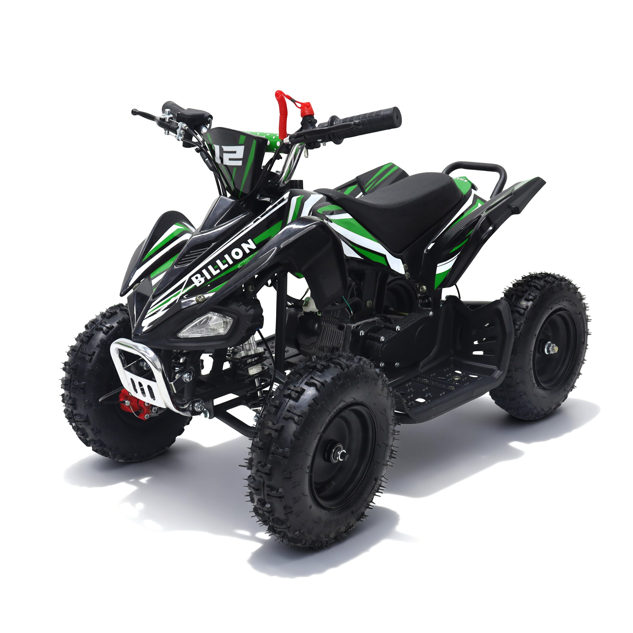 Alivio 49cc Premium Kids Mini Petrol Quad Bike – 2-Stroke Air-Cooled Engine, Horizontal Cylinder, 6" Off-Road Tyres, Front & Rear Disc Brakes - Image 8