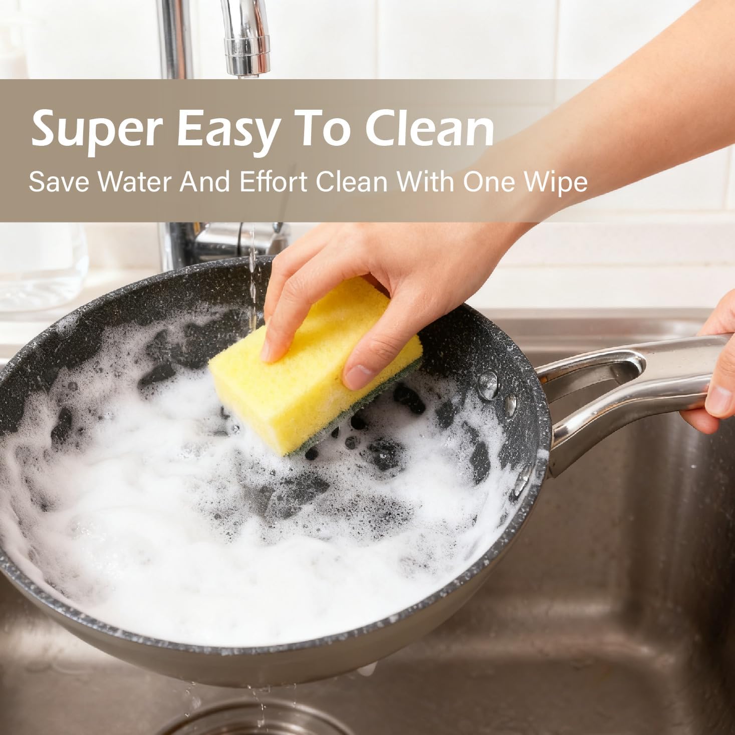 Alivio 10Pc Aluminum Alloy Cookware Set, Compatible with All Cooktops – Induction, Gas, Electric & Halogen - Dishwasher Safe, Non-Stick & Easy to Clean - Image 9