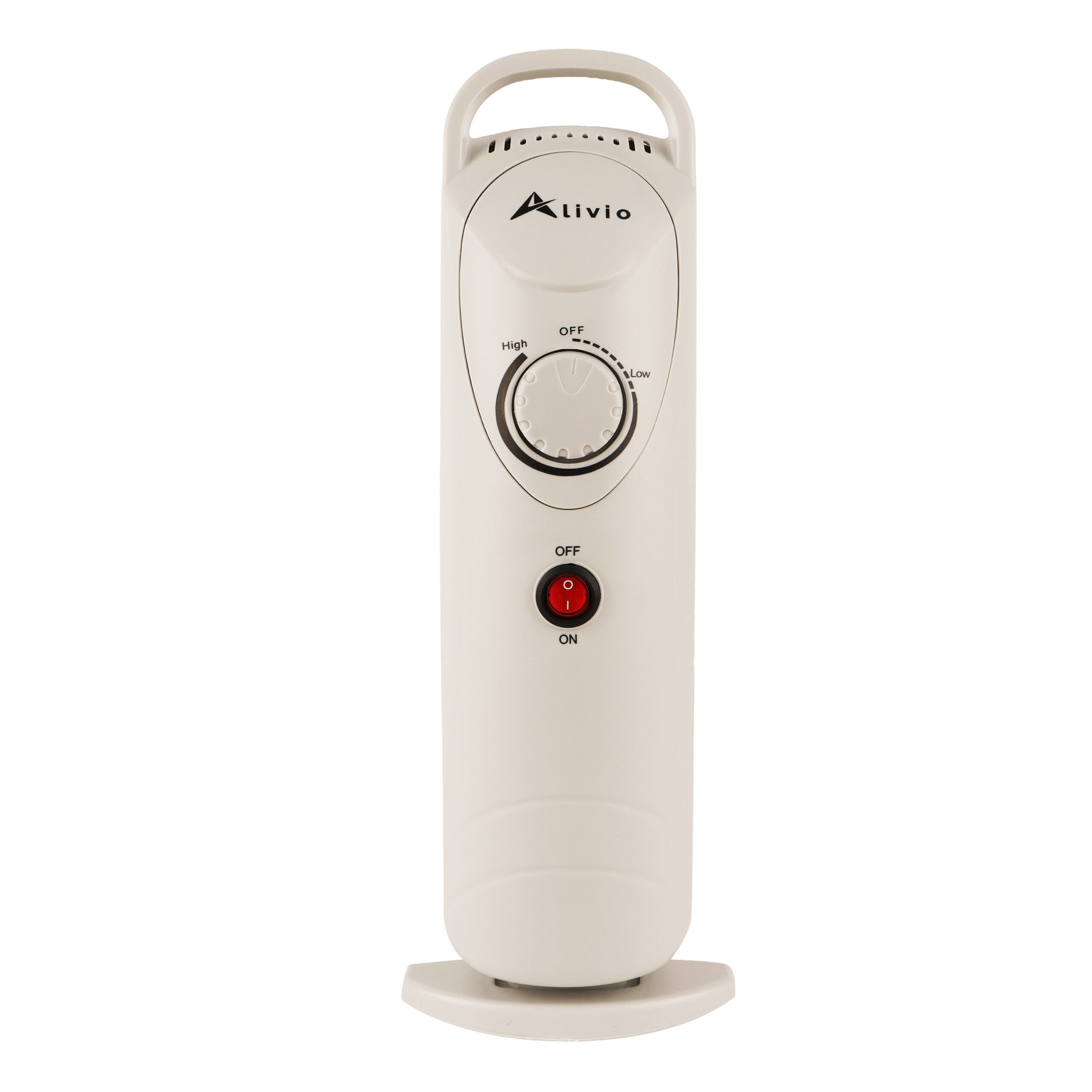 Alivio 7-Fins Oil Filled Room Heater with Adjustable Thermostat (White) - Image 2