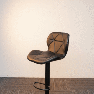 Alivio Modern Chrome Bar Stools, Breakfast Dining Chairs with Footrest, Bar Counter, Pub, Island, Restaurant, Dining Room Chairs