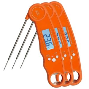 Alivio Digital Meat Thermometer Fast Accurate Instant Read for Cooking and BBQ (Pack of 3Pc)
